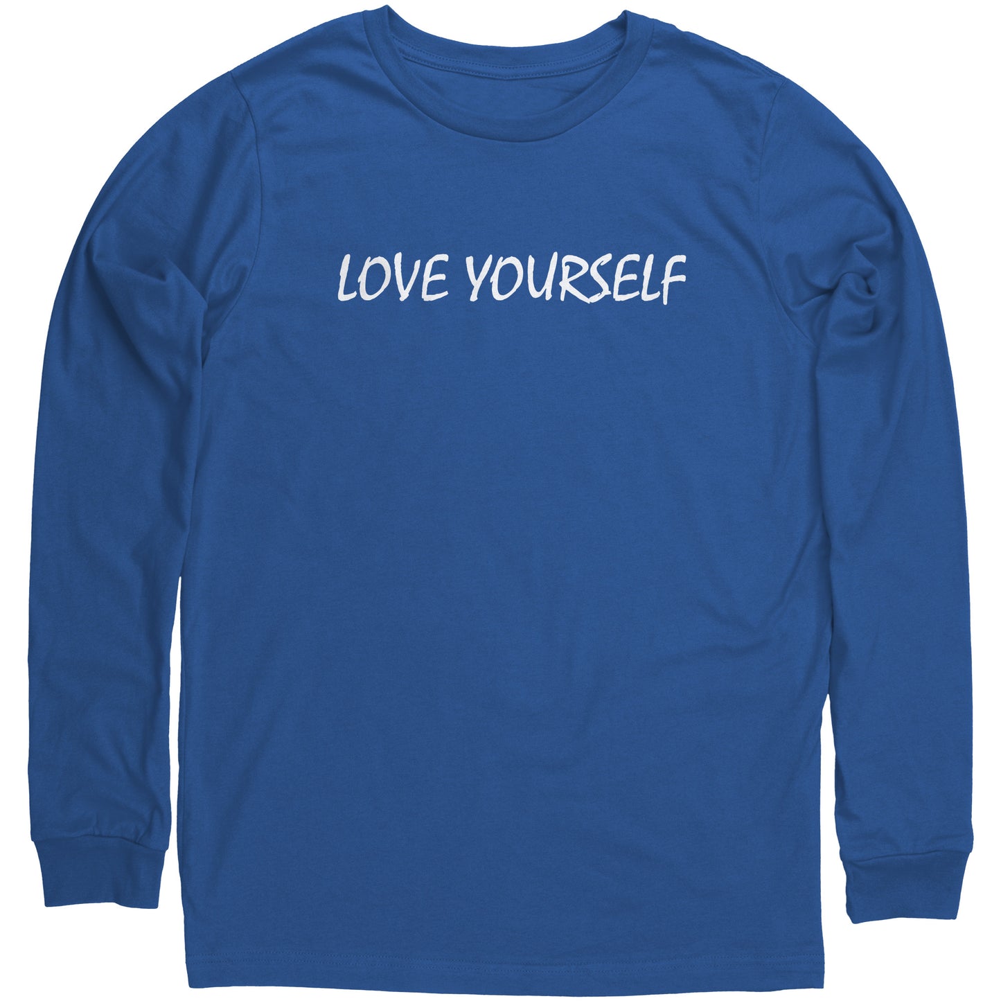 Love Yourself Canvas Long Sleeve Shirt