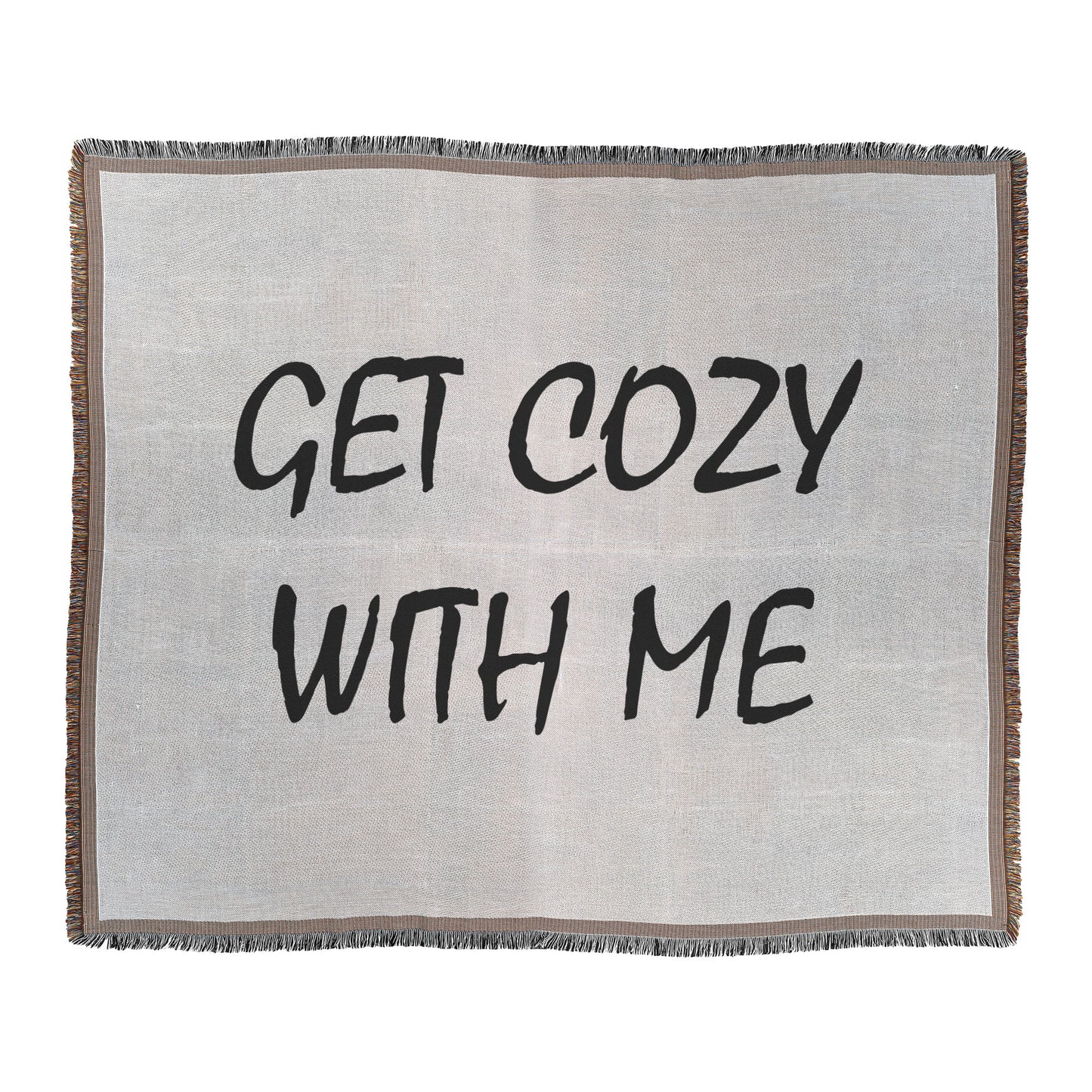 Get Cozy With Me Woven Blanket