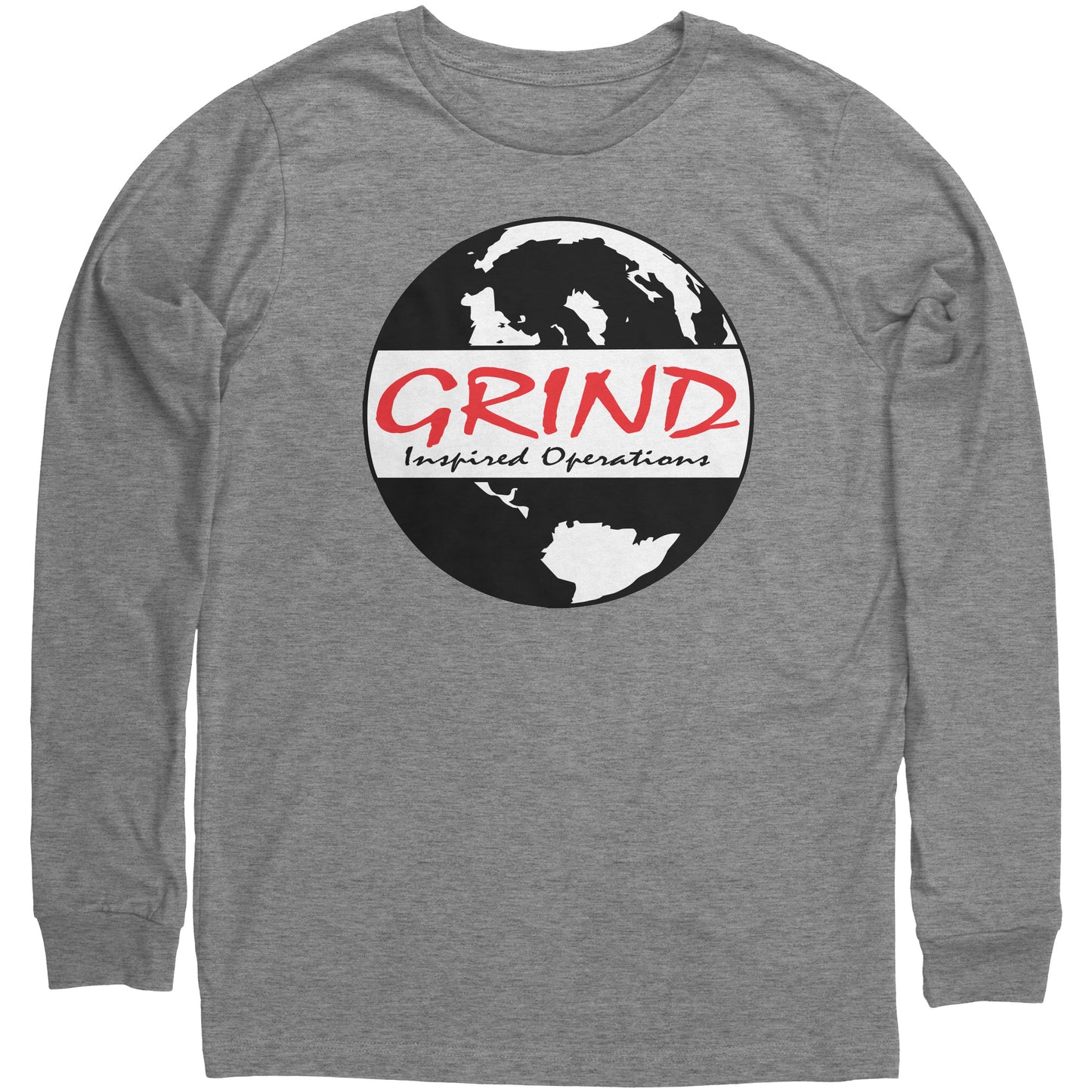 Grind Inspired Canvas Long Sleeve Shirt