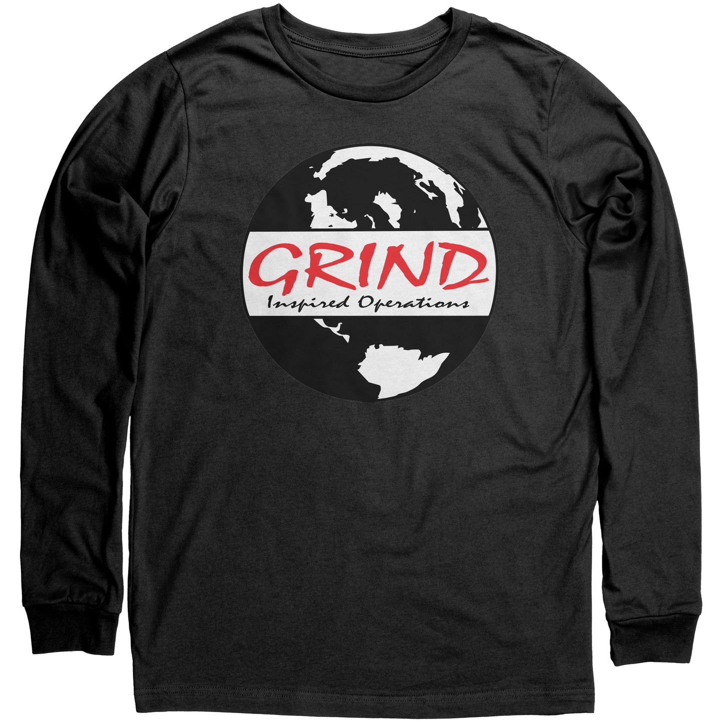 Grind Inspired Canvas Long Sleeve Shirt