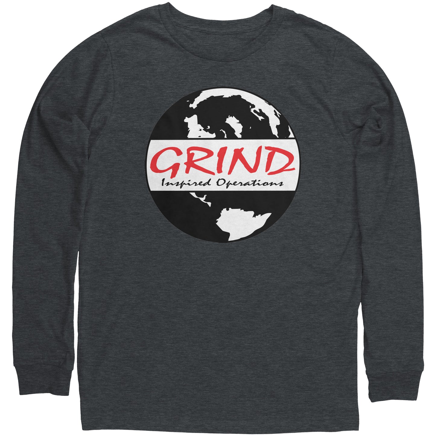 Grind Inspired Canvas Long Sleeve Shirt