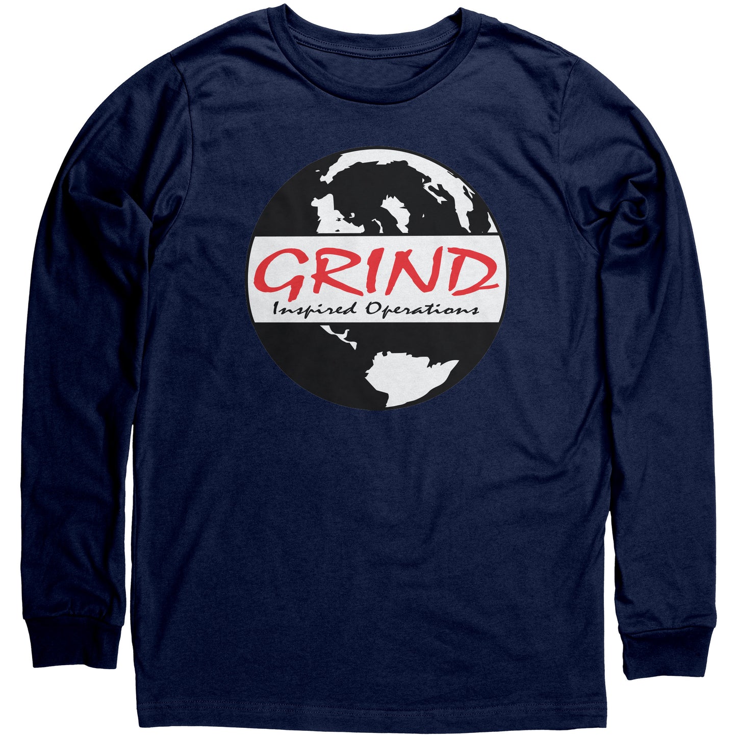 Grind Inspired Canvas Long Sleeve Shirt