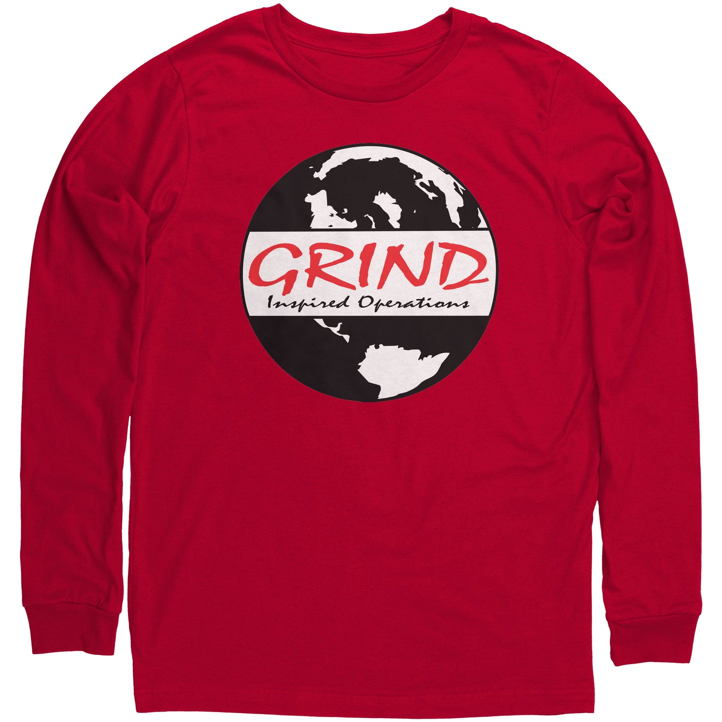 Grind Inspired Canvas Long Sleeve Shirt