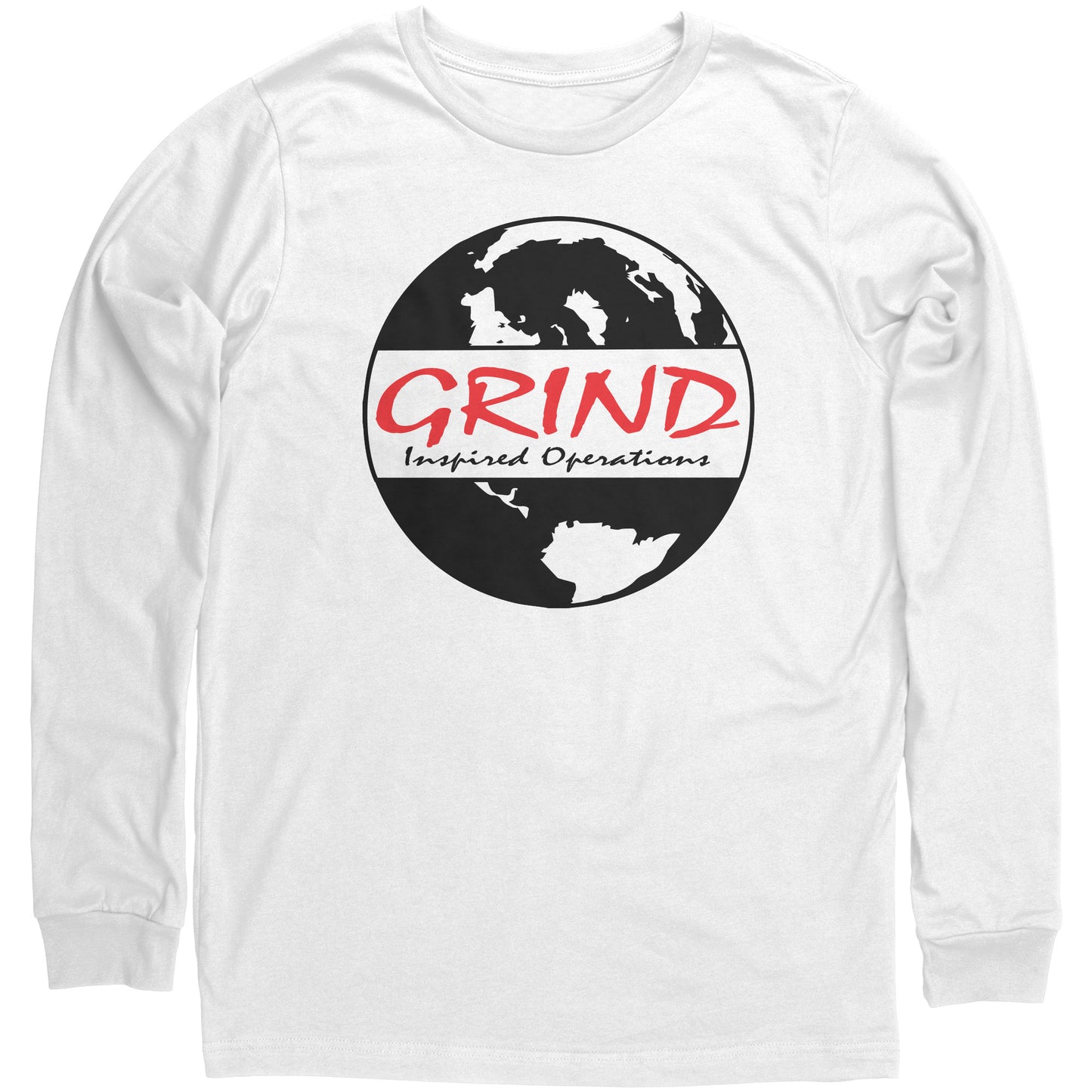 Grind Inspired Canvas Long Sleeve Shirt