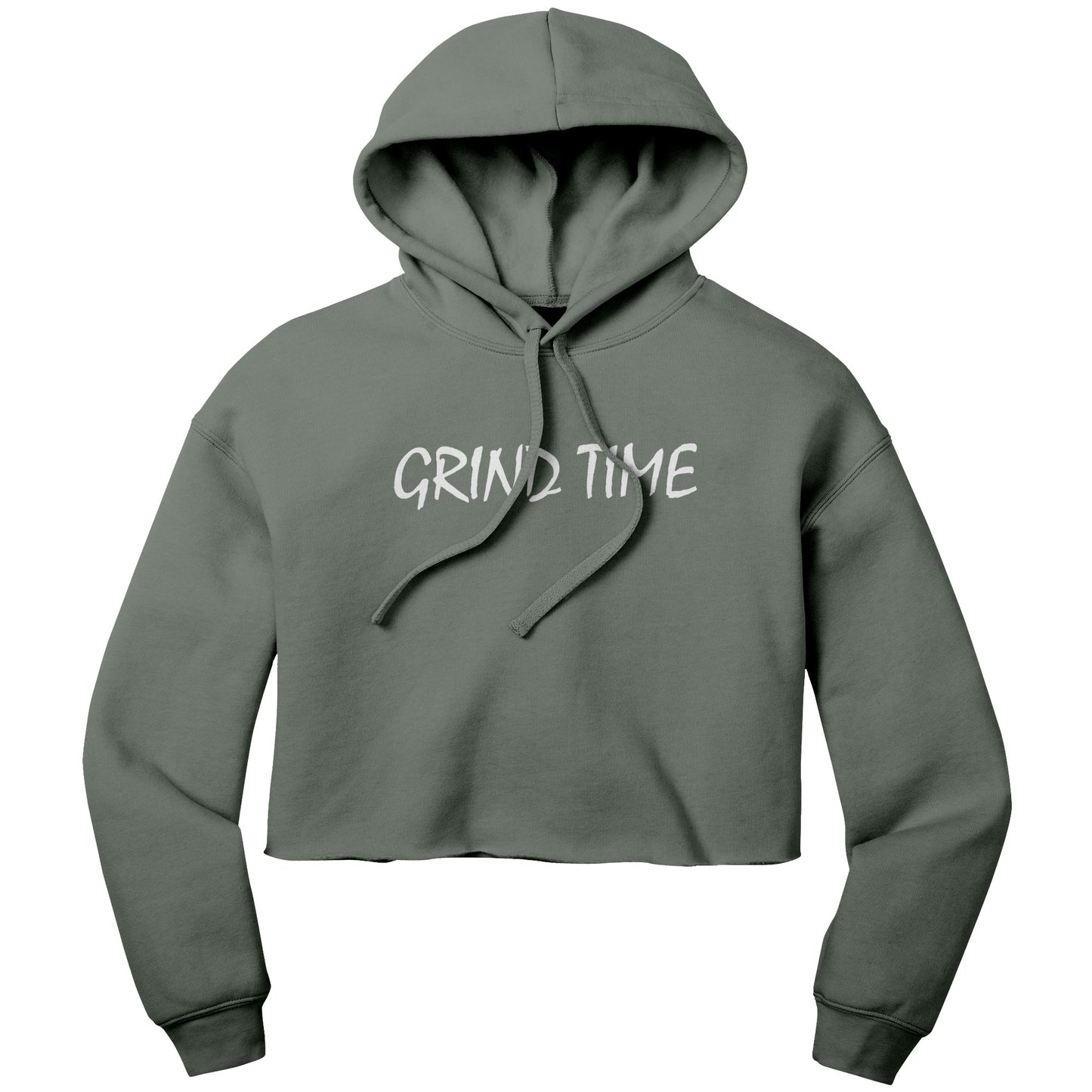 Grind Time Crop Fleece Hoodie