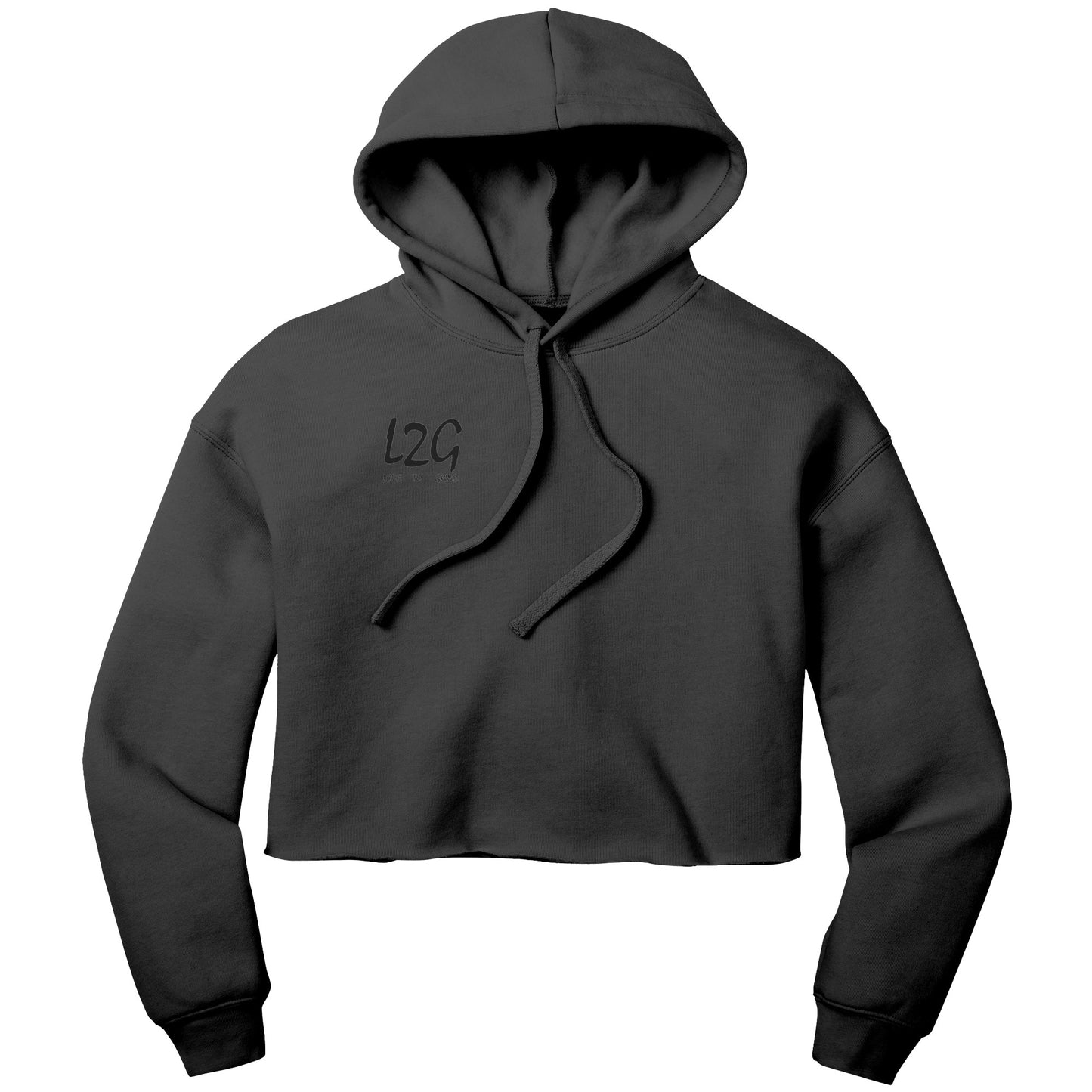 Love 2 Grind (L2G) Crop Fleece Hoodie