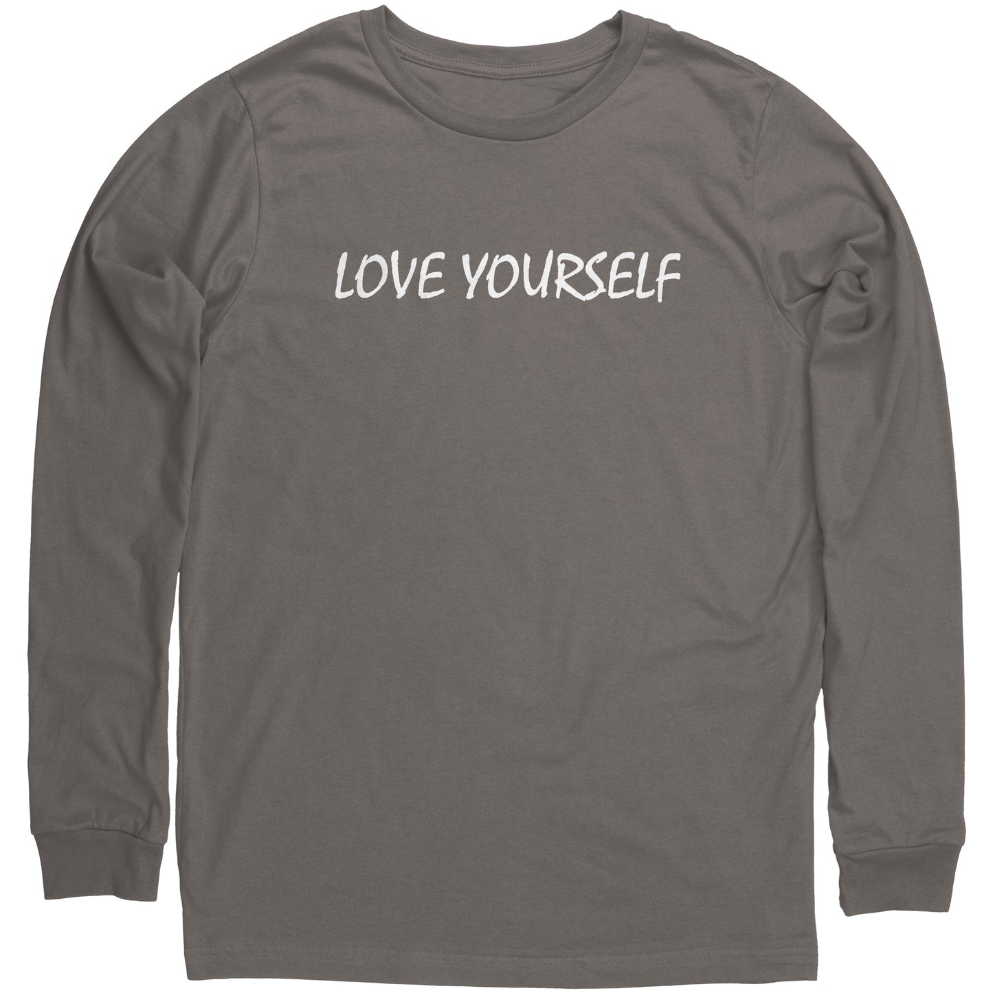 Love Yourself Canvas Long Sleeve Shirt