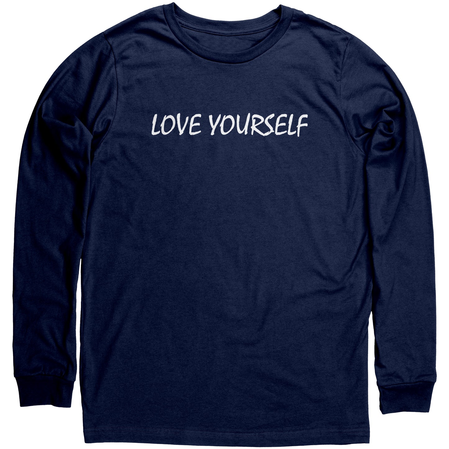 Love Yourself Canvas Long Sleeve Shirt