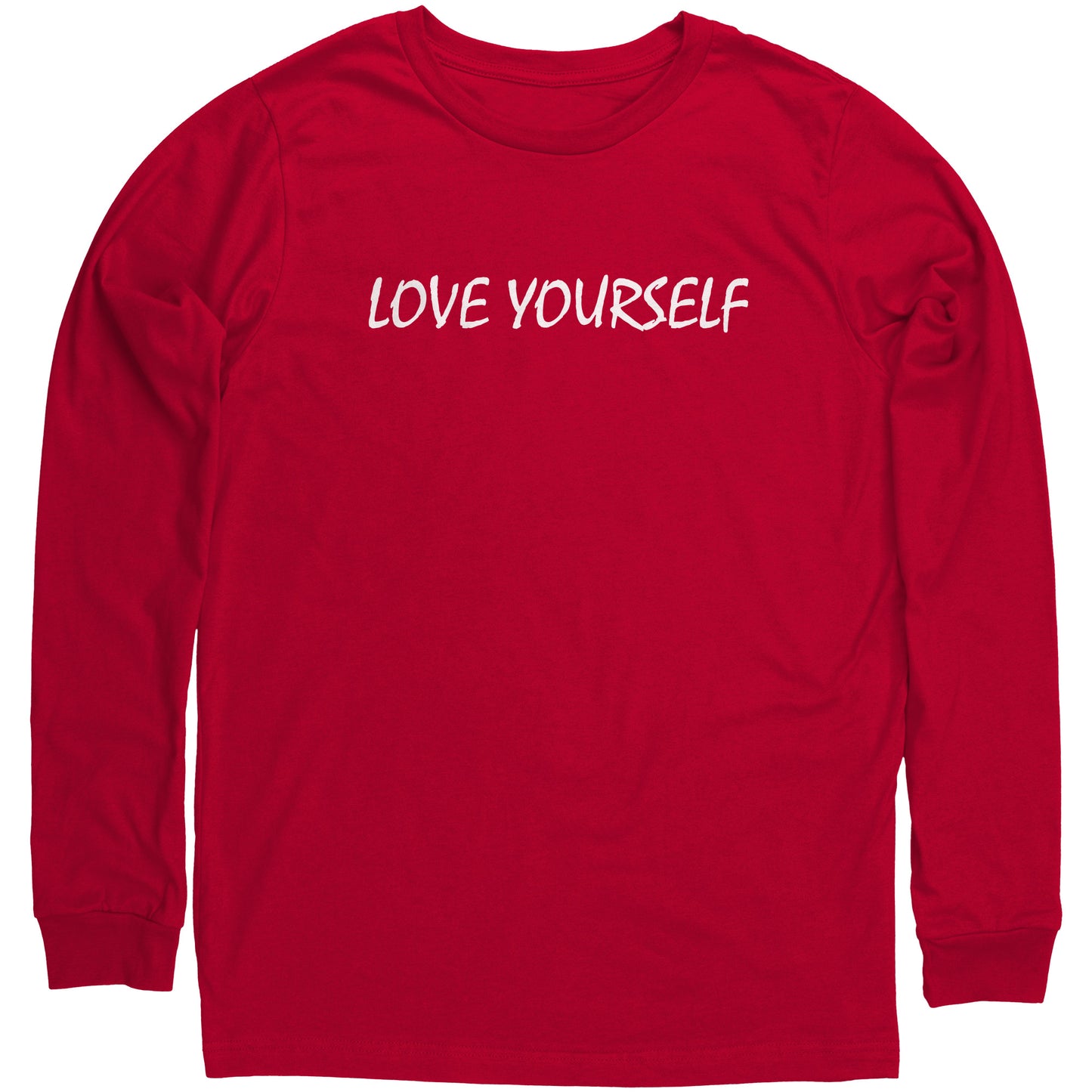 Love Yourself Canvas Long Sleeve Shirt