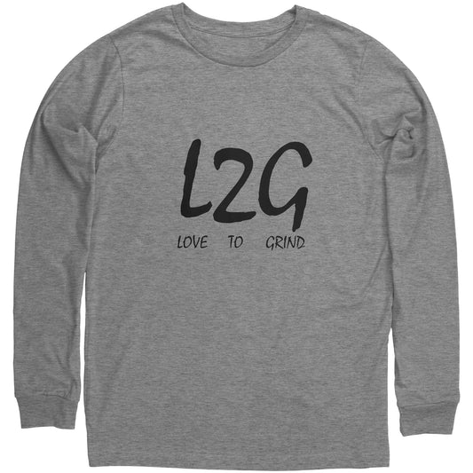 Love to Grind Canvas Long Sleeve Shirt