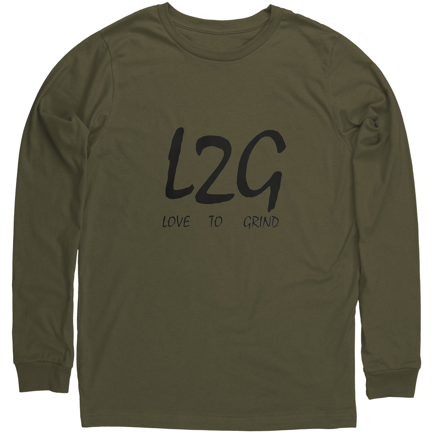 Love to Grind Canvas Long Sleeve Shirt